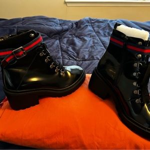 Jellypop Combat Boots - Brand New! Size 8 womens